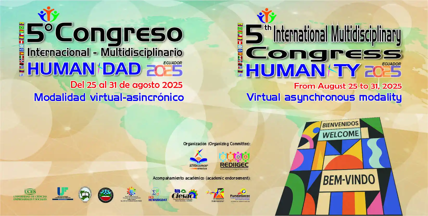 Banner del 5to Congreso Internacional Multidisciplinario Humanidad 2025